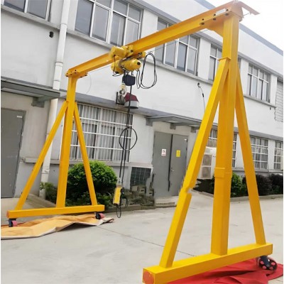 1Ton-15T Portable Gantry Crane Kit, Easy Assembly, High Mobility & Strength
