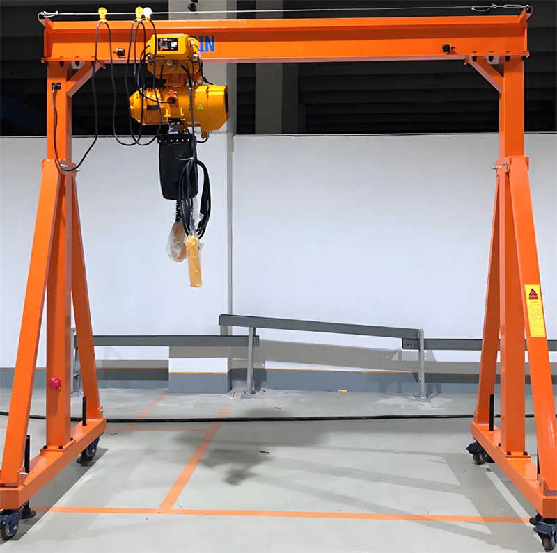 3T Aluminum Portable Gantry Crane, Lightweight & Corrosion Resistant