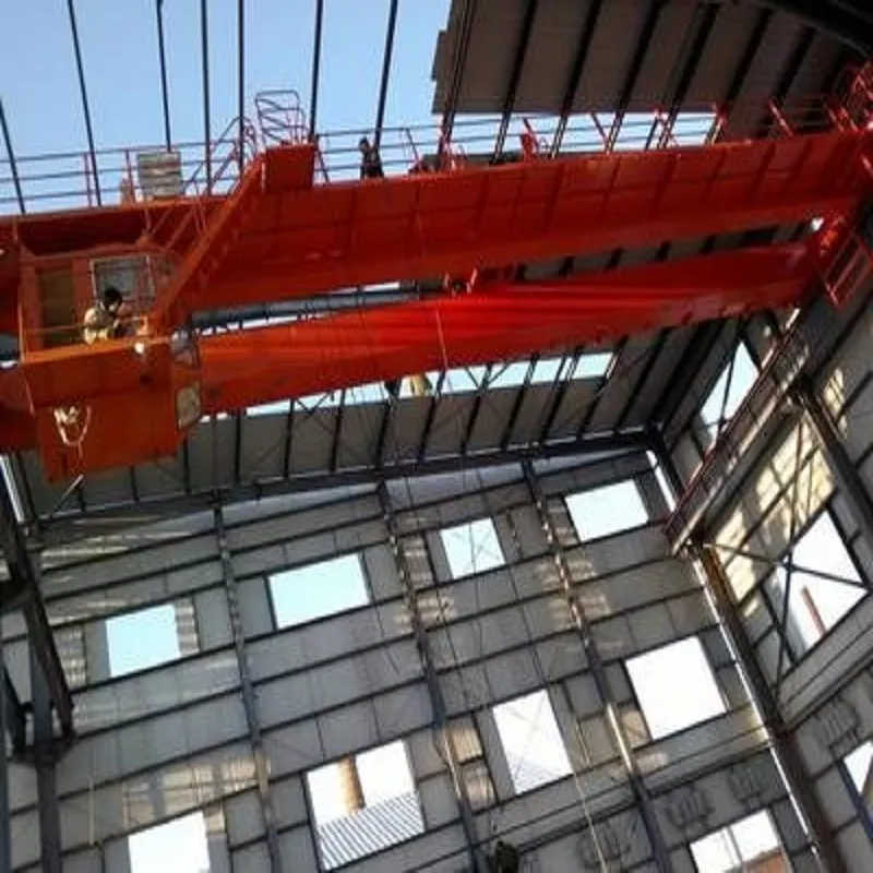Low Headroom Double Girder Crane for Heavy Duty, 50 Ton Capacity