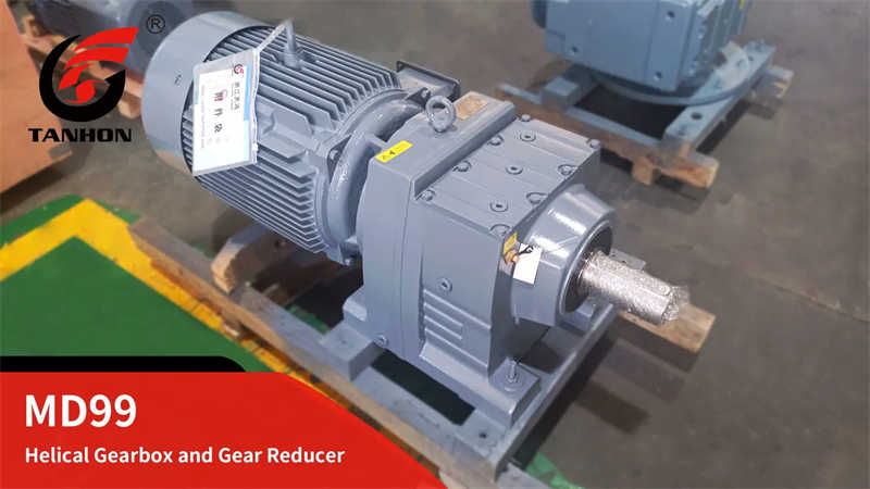 Tanhon MD Series Foot-Mounted Single-Stage Helical Reduction Gear Box