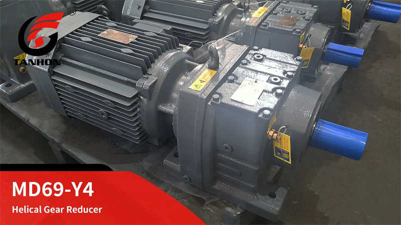 Tanhon MD Series Single-Stage Flange-Mounted Helical Gear Motor