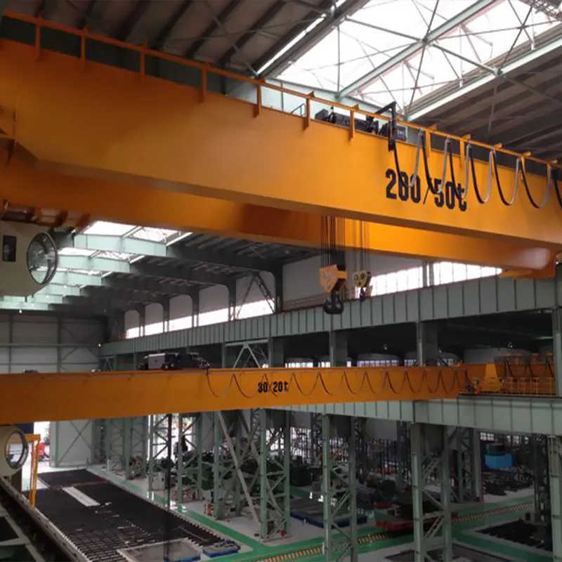 Compact 10 Ton Double Beam Crane for Italian Factory Production Area