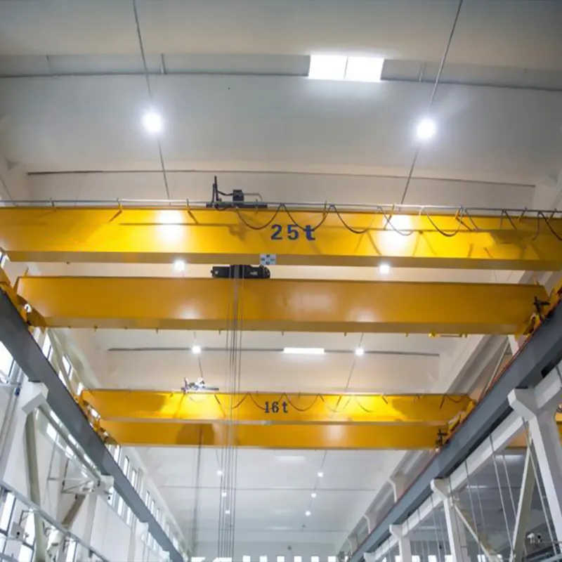 Compact 10 Ton Double Beam Crane for Italian Factory Production Area