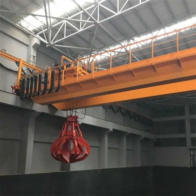 5-20 Ton Double Beam Grab Bucket Overhead Crane for Ports, Export to USA