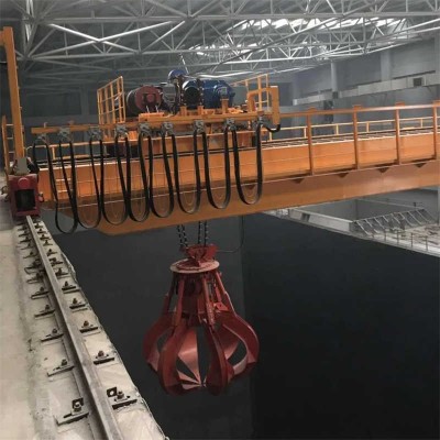 High Efficiency Grab Bucket EOT Crane Double Girder Type, to Saudi Arabia