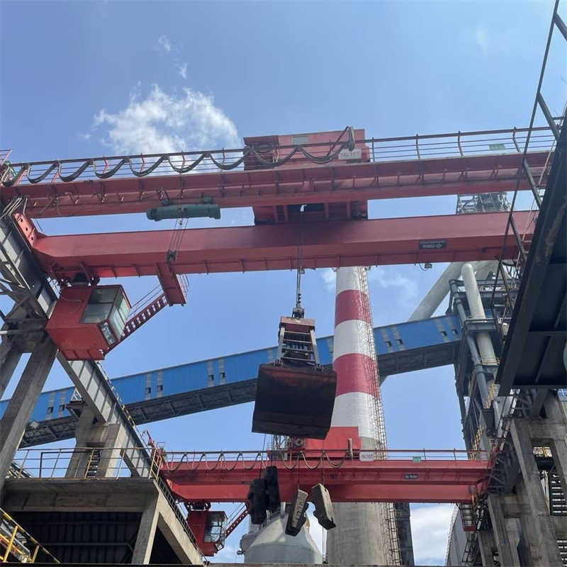 20 Ton Double Girder Grab Overhead Crane for Steel Mills, to Indonesia