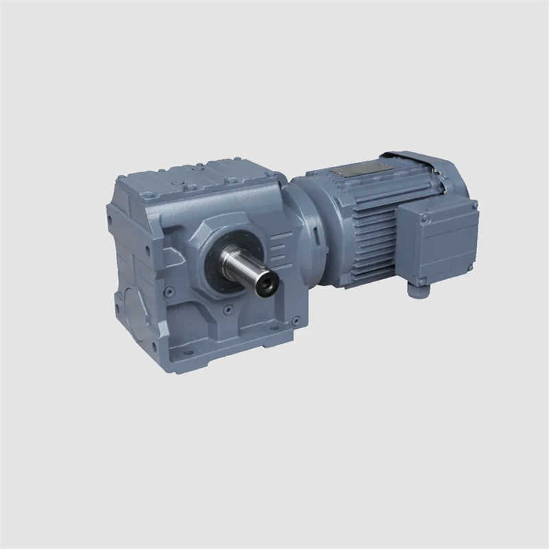 Robust Geared Motor with Helical Gear Reducer - 2 Year Warranty