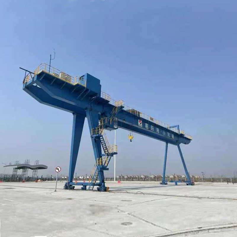 30-500 Ton Double Beam Gantry Crane, Span 12-50m for Heavy Duty Lifting