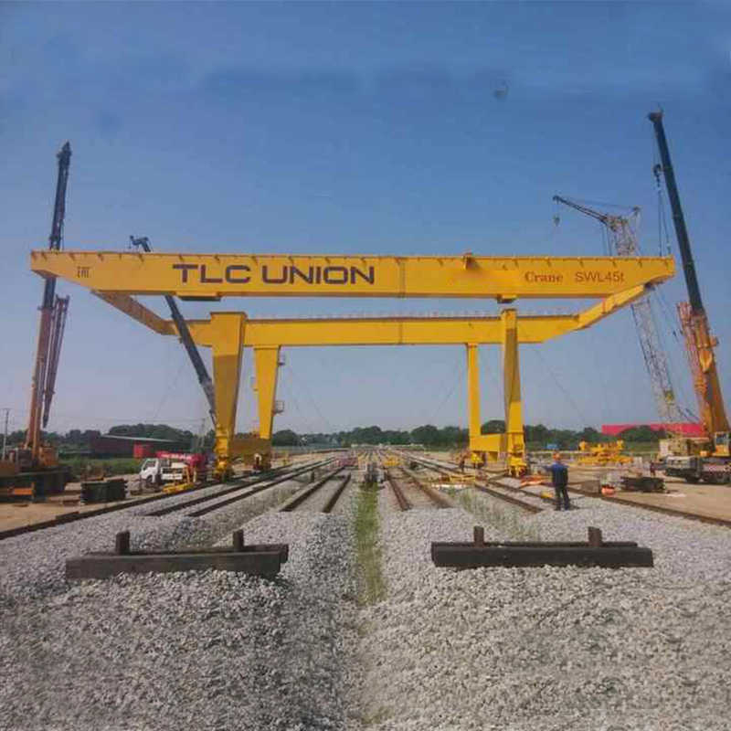 CE Certified 50/100/150 Ton Double Girder Gantry Crane for Ports
