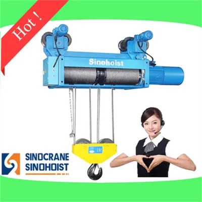 IP54 Rated Waterproof Electric Wire Rope Hoist for Outdoor Applications