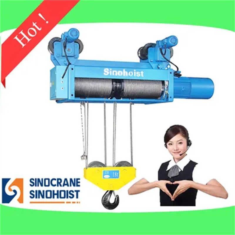 M4/M5 Duty Electric Wire Rope Hoist for Steel Mills & Foundries