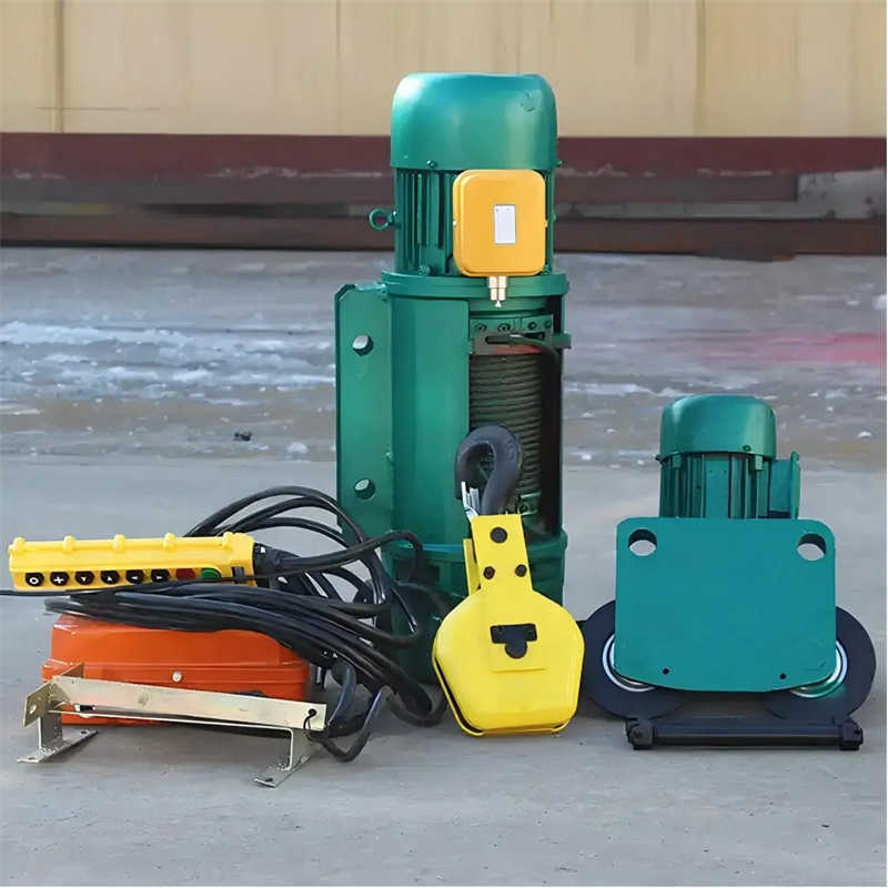 Electric Wire Rope Hoist with Remote Control, Custom Lifting Height & Speed