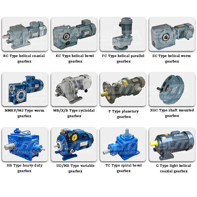 R Series Small Electric Gear Motor Reduction Helical Coaxial Power Gear Box