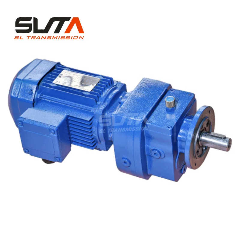 Helical Gearbox with IEC Motor Speed Shaft Mount Coaxial Reducer Gearmotor