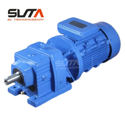 Cast Iron R Series Electric Motor Manual Transmission Helical Gearbox