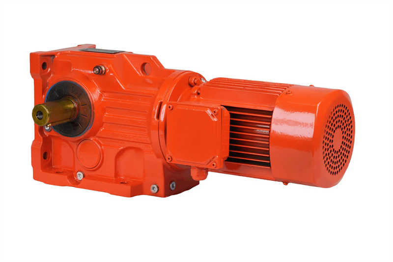 K Series Bevel Helical Gear Reducer with Electric Motor