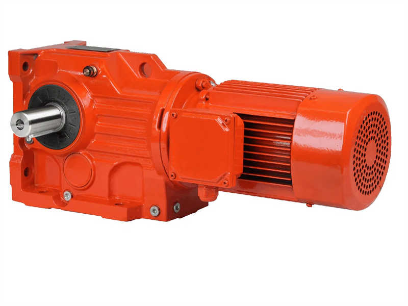 Wide Temp Adaptability Shaft Input Helical Spiral Bevel Gearbox Without Motor