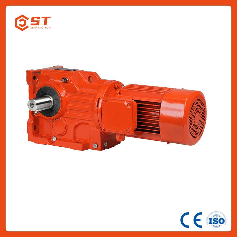 Top Quality Bevel-Helical Gear Reducer with Servo Motor