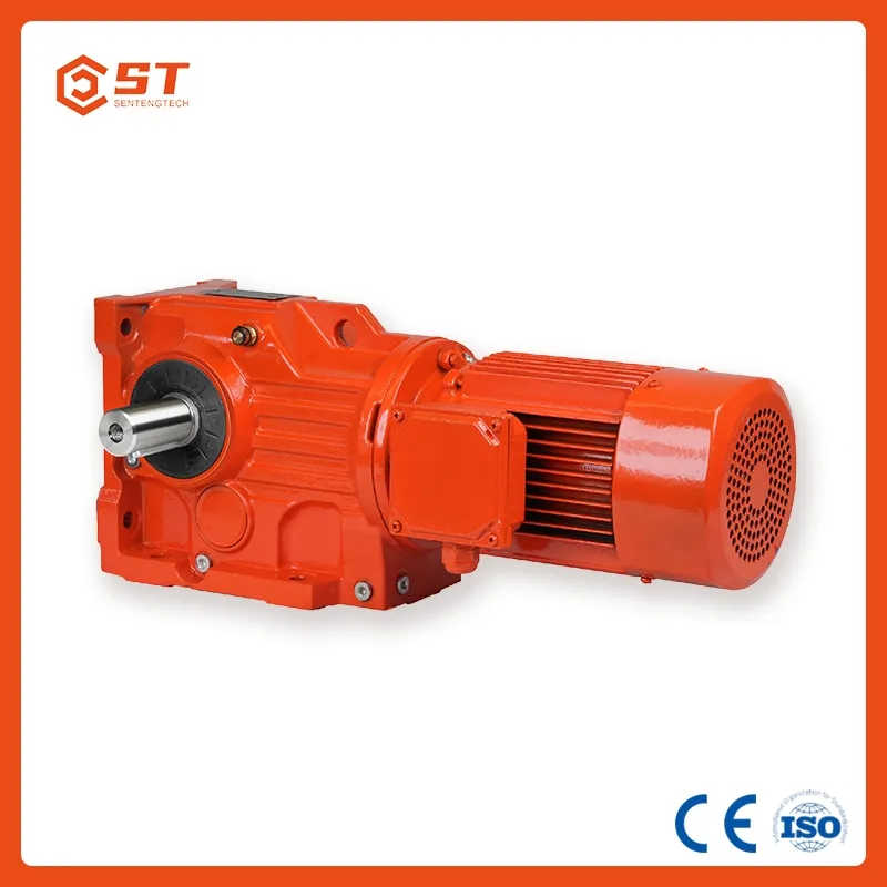 K Series Helical Bevel Gear Speed Reducer with Servo Motor