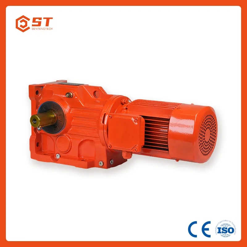K Series Helical Bevel Gear Speed Reducer with Servo Motor