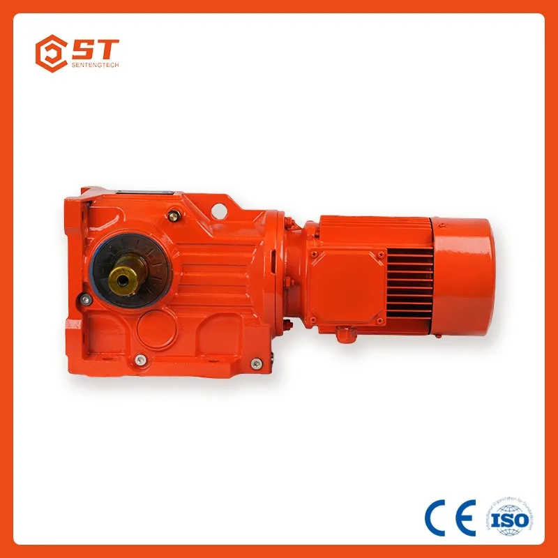 K Series Helical Bevel Gear Speed Reducer with Servo Motor