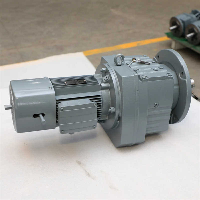 R107 High Precision Cast Iron Foot Flange Mounted Helical Gearbox