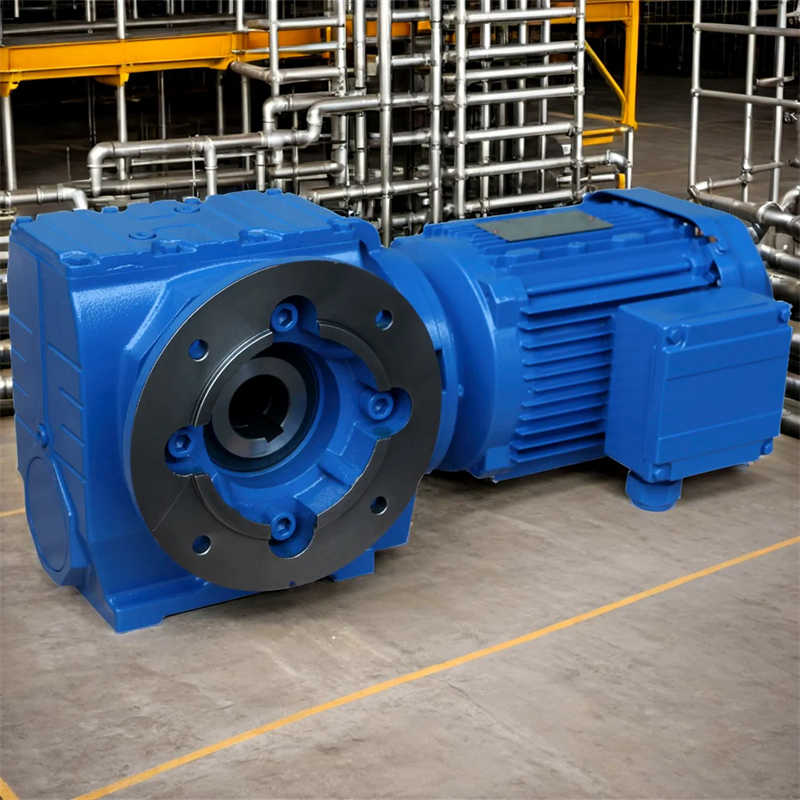 S Series Helical Worm Geared Motor Gearboxes Speed Reducer