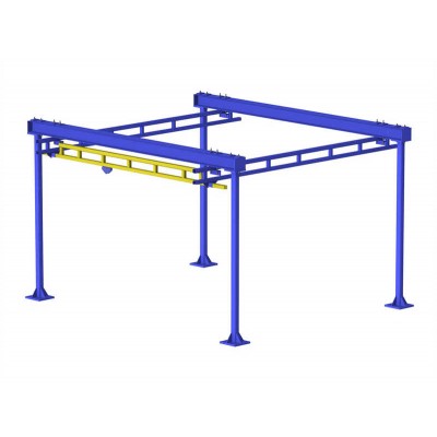 5 Ton KBK Bridge Crane System, Low Headroom, Export to Europe & Middle East