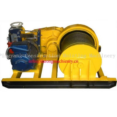 JM Type Electric Slow Speed Winch Suitable For 15 Ton Load Lifting