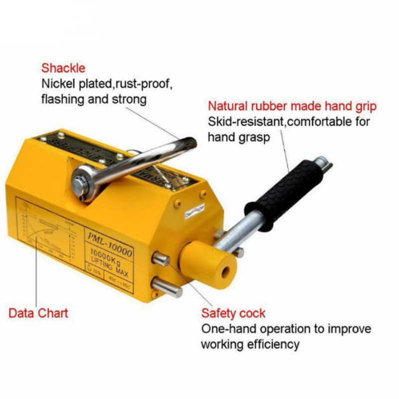 600kg Magnetic Lifter for Sale, Ideal for Metal Fabrication in Italy