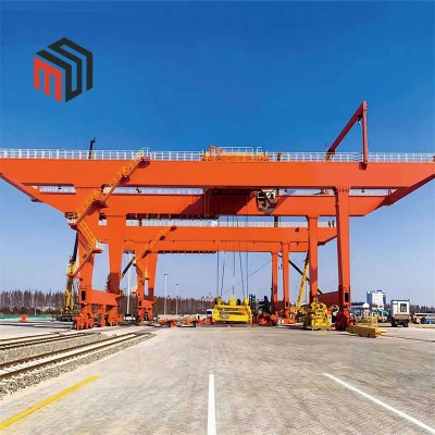 Remote Control Full Gantry Crane 5-500t Shipyard Container Handling Rtg