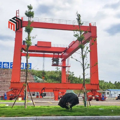 Customized 35 40 45 75 Tons Rail Mounted Gantry Crane Container Handling