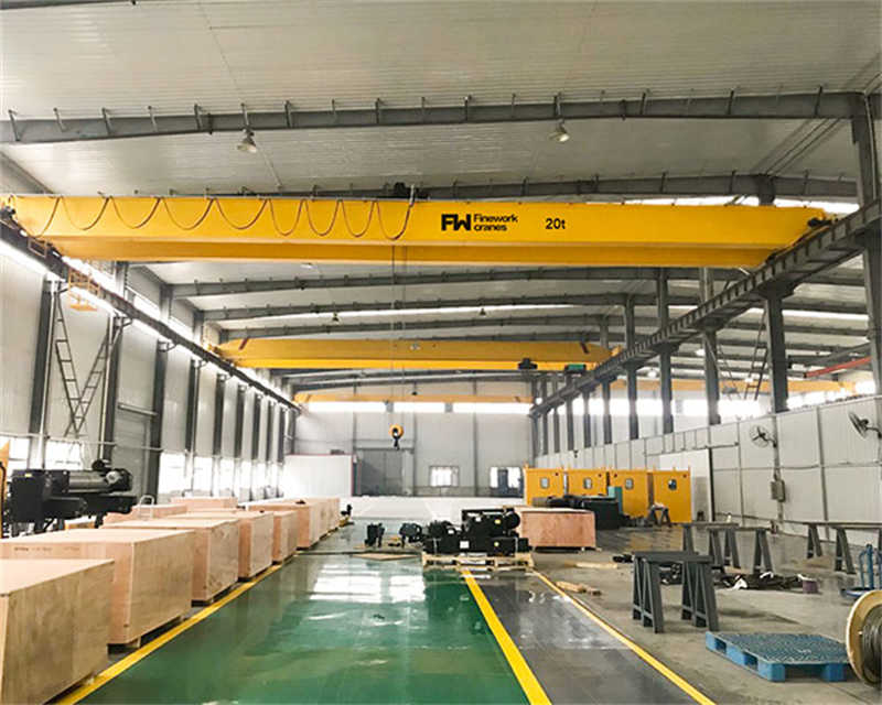 Low Headroom 16t European Double Girder Crane for French Factories
