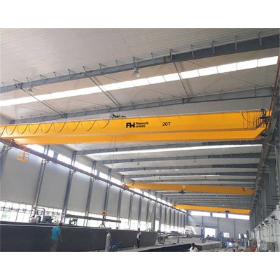 Custom 50t European Style Double Girder Crane for Steel Mills