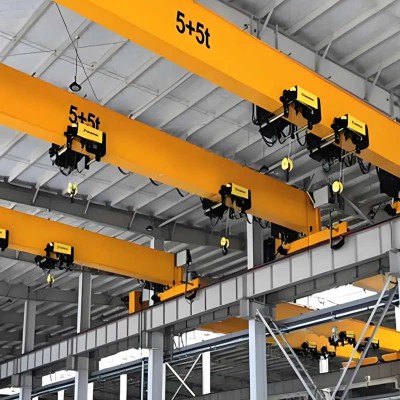 Space-Saving Single Beam Crane with Low Headroom Hoist, 5-30 Ton