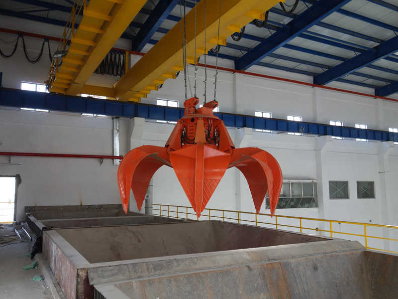 QZ Double Girder Grab Crane for Solid Waste, 5-50 Ton, Custom Span