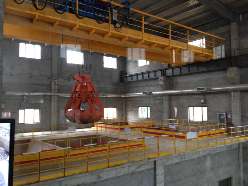 QZ Double Girder Grab Crane for Solid Waste, 5-50 Ton, Custom Span