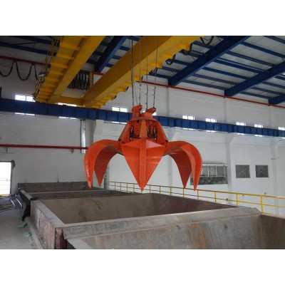 Waste Handling Grab Overhead Crane, QZ Model Double Girder, 10-40 Ton