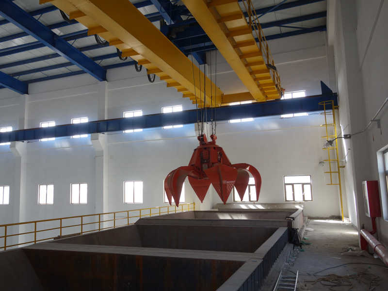 QZ Series Scrap Solid Waste Grab Crane, Double Box Girder Design, 10-50 Ton