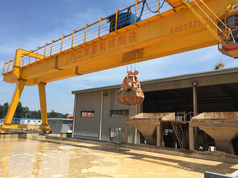 Grab Bucket Crane, Double Girder QZ Type, for Bulk Waste Material Handling