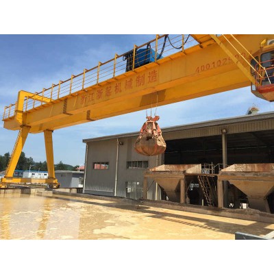 Grab Bucket Crane, Double Girder QZ Type, for Bulk Waste Material Handling