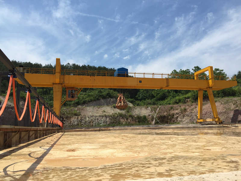 Grab Bucket Crane, Double Girder QZ Type, for Bulk Waste Material Handling