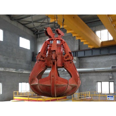 Waste Grabbing Crane, QZ Double Girder, Custom Span Up to 40 Meters