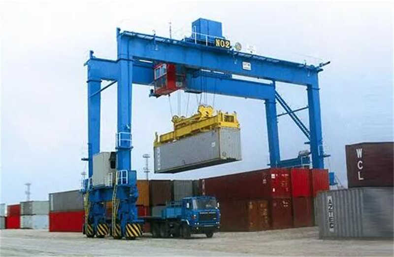 RTG Crane 30-50 Ton Capacity with 18m Lifting Height Electric Drive