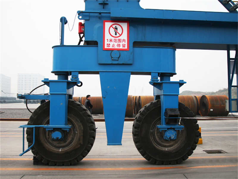 Port Yard Rubber Tyred Gantry Crane 30-60 Ton 16-35m Span Range