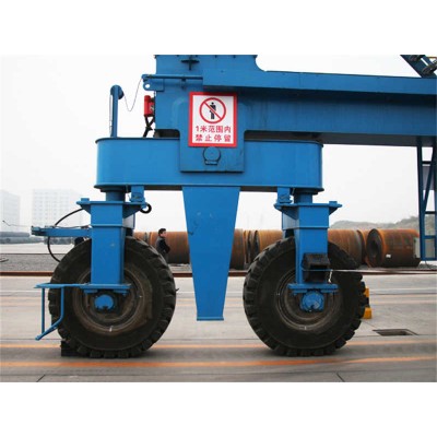 Automated Container Handling RTG Crane 40 Ton 1 Over 6 Wide Span