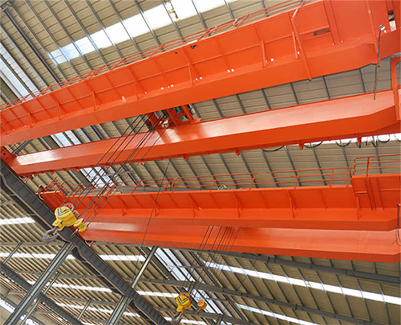 Low Headroom Double Girder Bridge Crane 10-30 Ton 6-24m Lifting Height