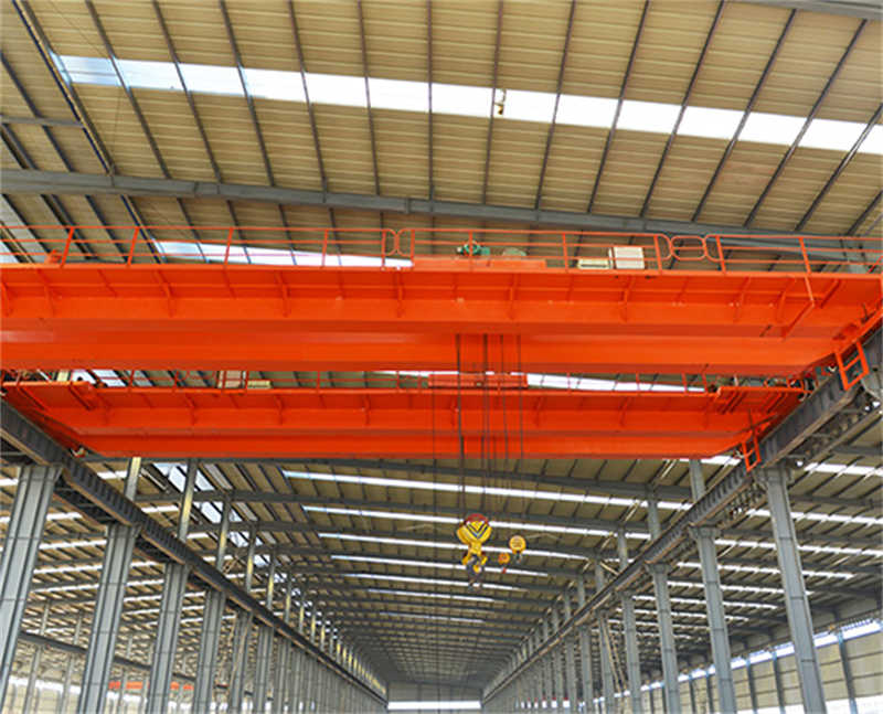 Heavy Duty LH Double Beam Overhead Crane 50 Ton 35m Span High Lifting