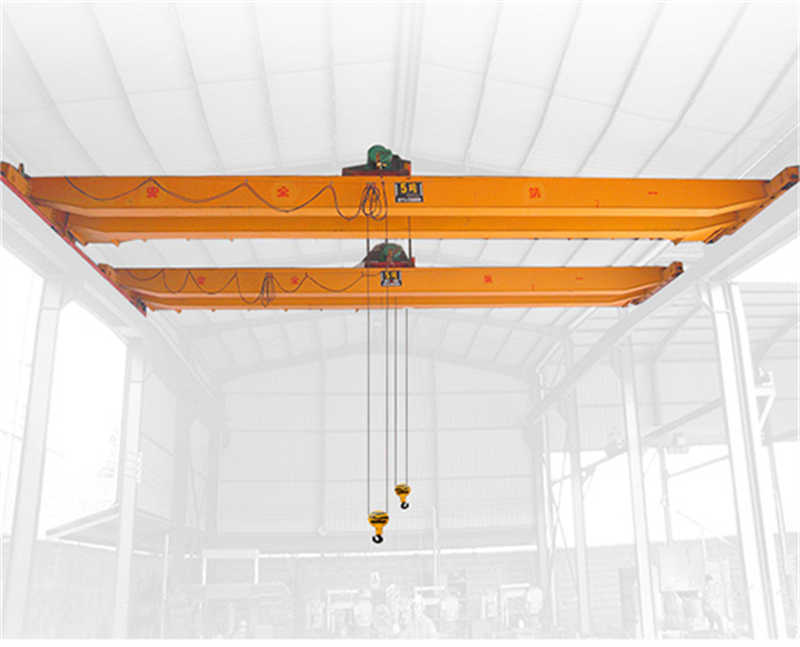 LH Type Double Girder Overhead Crane 10-50 Ton For Manufacturing Plants