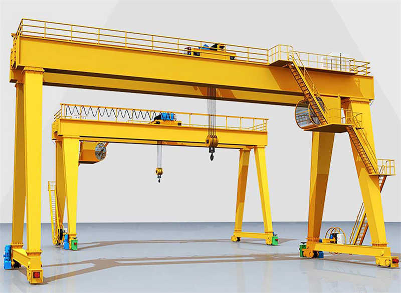 20 Ton Heavy Gantry Crane A3-A8 Duty 12-50m Span Customizable